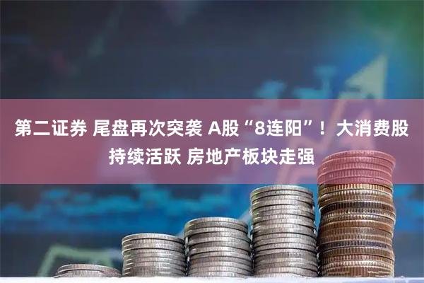 第二证券 尾盘再次突袭 A股“8连阳”！大消费股持续活跃 房地产板块走强