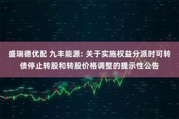 盛瑞德优配 九丰能源: 关于实施权益分派时可转债停止转股和转股价格调整的提示性公告